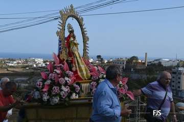 La Candelaria callejea por Tara en su día grande de sus fiestas en Telde/FJS Fotografía.